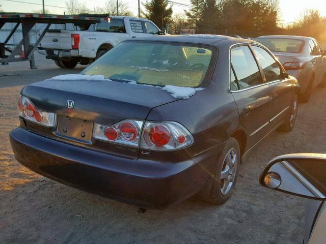 1HGCG564XYA023874 - 2000 HONDA ACCORD LX BLUE photo 4