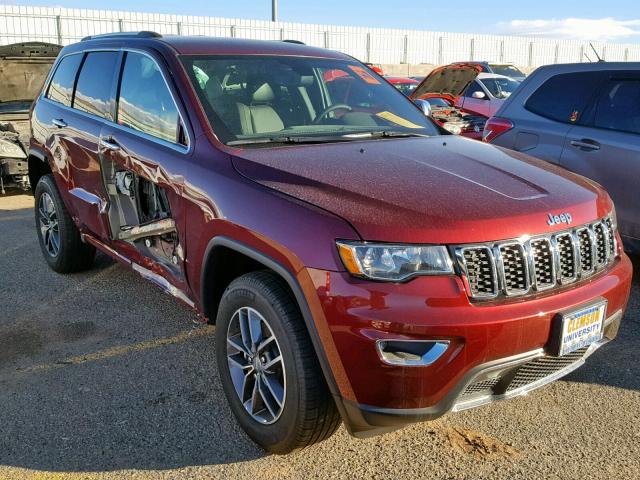 1C4RJFBG2JC388043 - 2018 JEEP GRAND CHER BURGUNDY photo 1