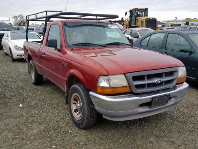 1FTYR10C8XUA78537 - 1999 FORD RANGER RED photo 1