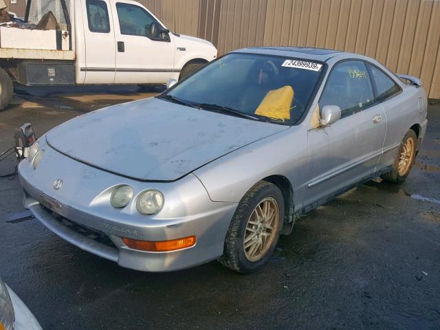 JH4DC44621S003176 - 2001 ACURA INTEGRA GS GRAY photo 2