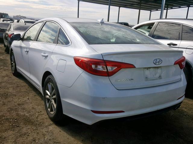 5NPE24AF7GH396063 - 2016 HYUNDAI SONATA SE 白色 照片 3