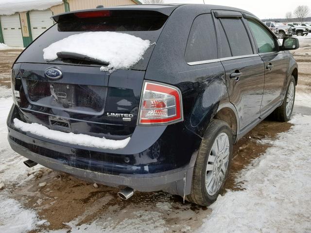 2FMDK49C58BA97718 - 2008 FORD EDGE LIMIT BLUE photo 4