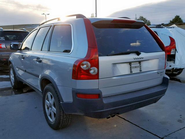 YV1CM59H441084180 - 2004 VOLVO XC90 GRAY photo 3