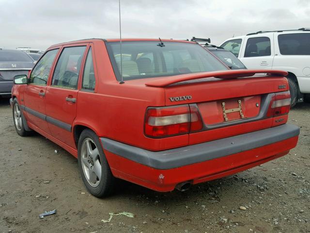 YV1LS5712S2181719 - 1995 VOLVO 850 RED photo 3