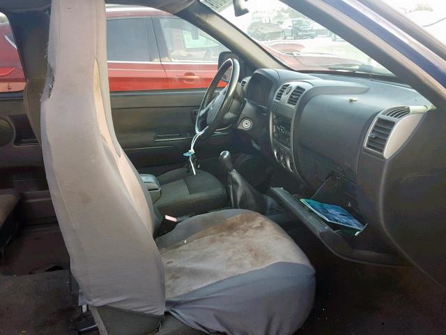 1GCESCF9XB8105852 - 2011 CHEVROLET COLORADO L BLUE photo 5