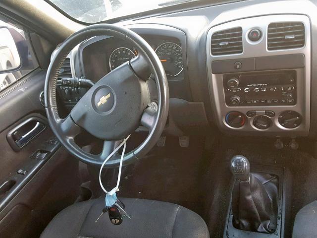 1GCESCF9XB8105852 - 2011 CHEVROLET COLORADO L BLUE photo 9