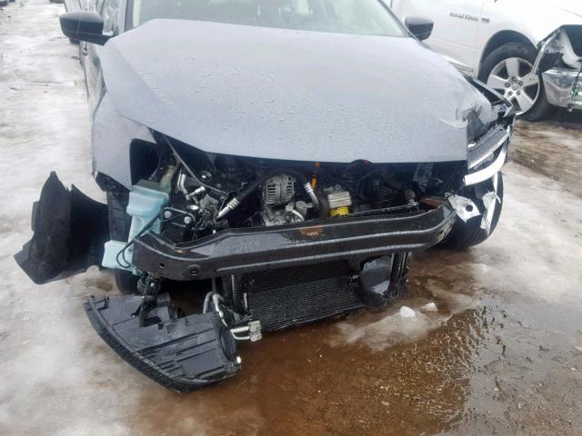 3VW2K7AJ9DM274008 - 2013 VOLKSWAGEN JETTA BASE 灰色 照片 9