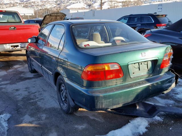 1HGEJ6671XL048336 - 1999 HONDA CIVIC LX GREEN photo 3