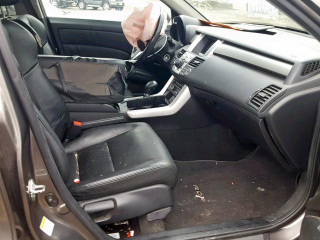 5J8TB18547A020710 - 2007 ACURA RDX TECHNO SILVER photo 5