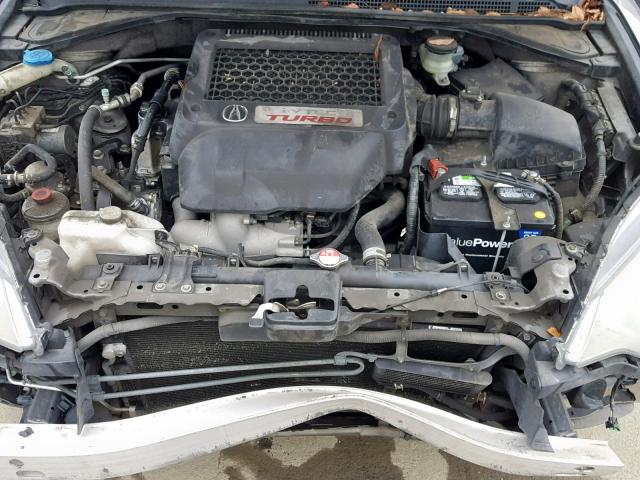 5J8TB18547A020710 - 2007 ACURA RDX TECHNO SILVER photo 7