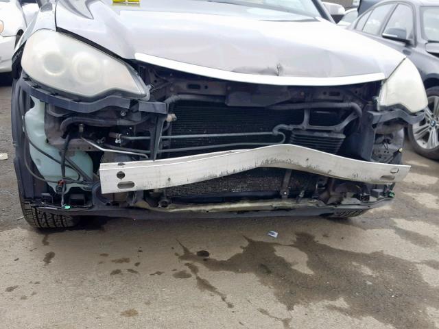 5J8TB18547A020710 - 2007 ACURA RDX TECHNO SILVER photo 9