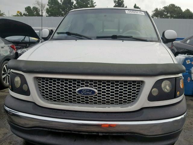 1FTZX1722XNB32593 - 1999 FORD F150 WHITE photo 9