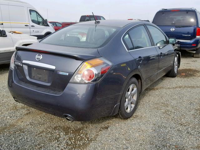 1N4CL21E49C186184 - 2009 NISSAN ALTIMA HYB GRAY photo 4