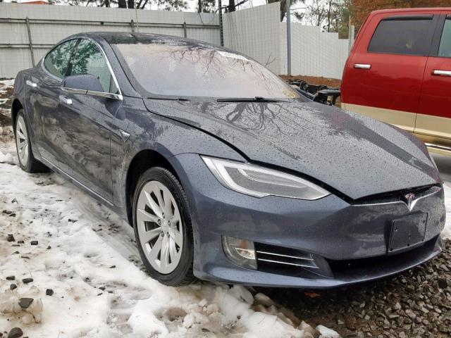 5YJSA1E2XJF244764 - 2018 TESLA MODEL S CHARCOAL photo 1