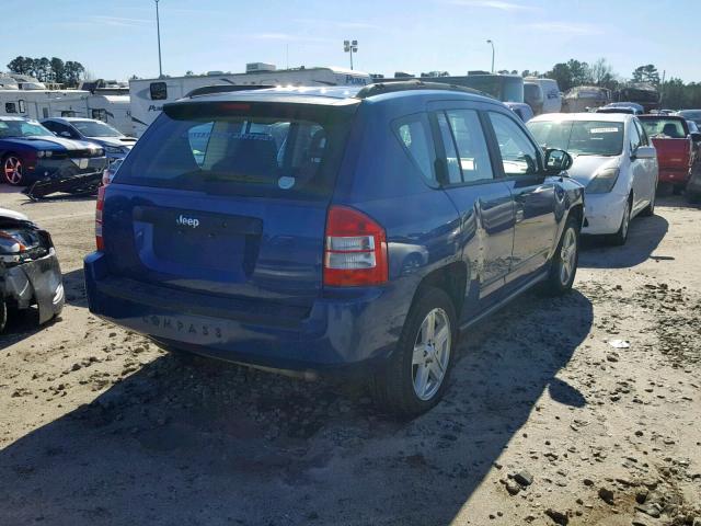 1J4FT47B89D133962 - 2009 JEEP COMPASS SP ლურჯი ფოტო 4
