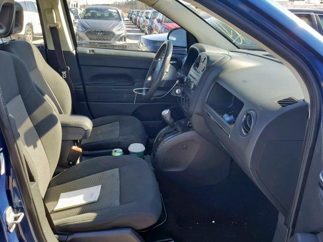 1J4FT47B89D133962 - 2009 JEEP COMPASS SP ლურჯი ფოტო 5