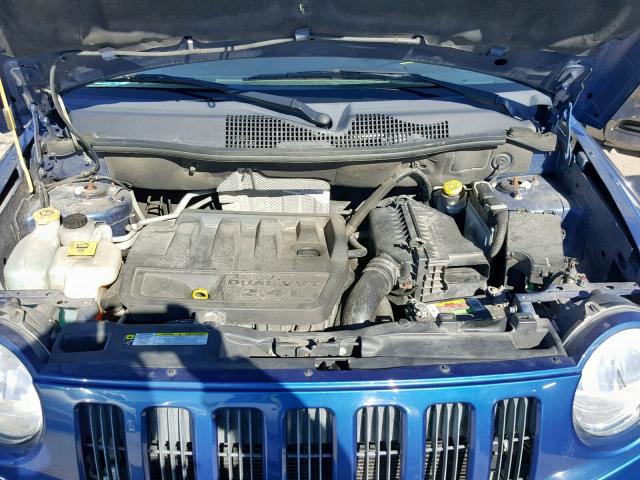 1J4FT47B89D133962 - 2009 JEEP COMPASS SP BLUE photo 7