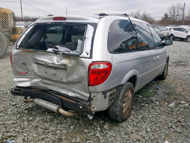 2A8GP64L17R147759 - 2007 CHRYSLER TOWN & COU SILVER photo 4