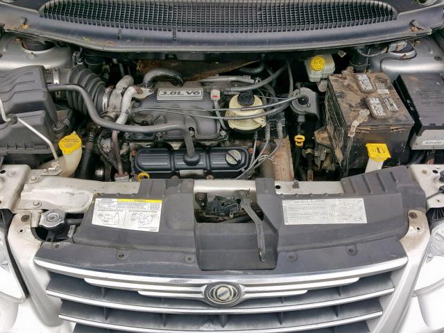 2A8GP64L17R147759 - 2007 CHRYSLER TOWN & COU SILVER photo 7