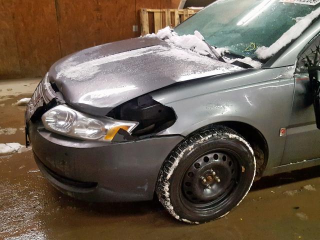 1G8AZ52F35Z148598 - 2005 SATURN ION LEVEL GRAY photo 9