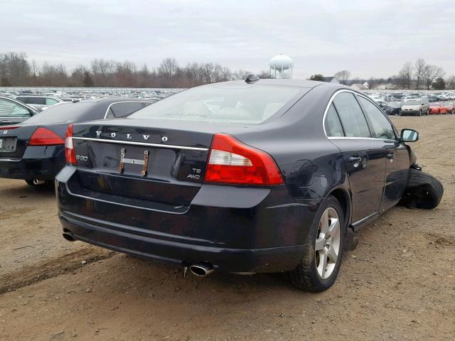 YV1AH992691092531 - 2009 VOLVO S80 T6 BLACK photo 4