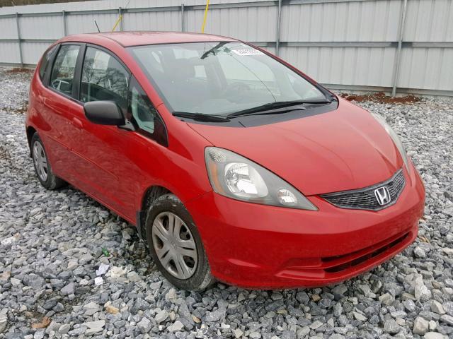 JHMGE88239C002601 - 2009 HONDA FIT RED photo 1