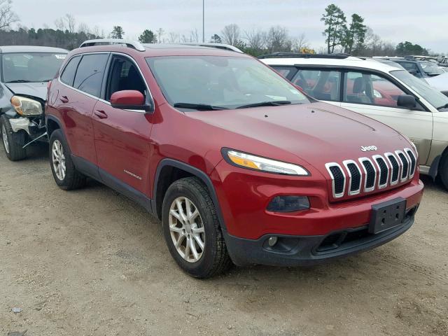 1C4PJMCBXGW359282 - 2016 JEEP CHEROKEE L BURGUNDY photo 1