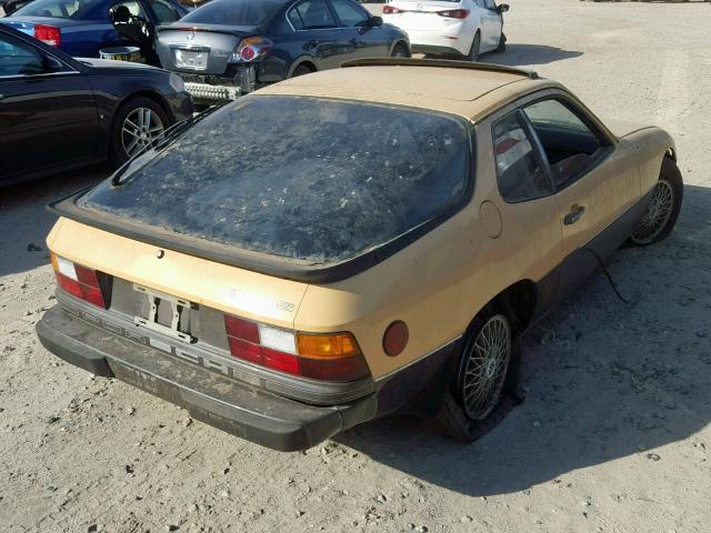 92A0432432 - 1980 PORSCHE 924 YELLOW photo 4