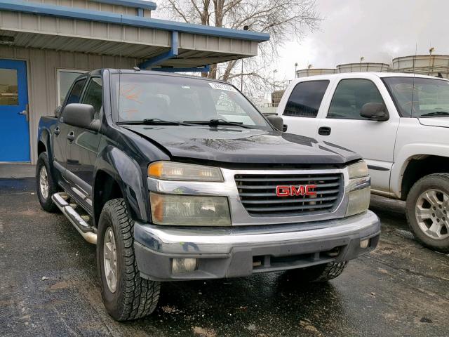 1GTDT13E178223102 - 2007 GMC CANYON BLACK photo 1