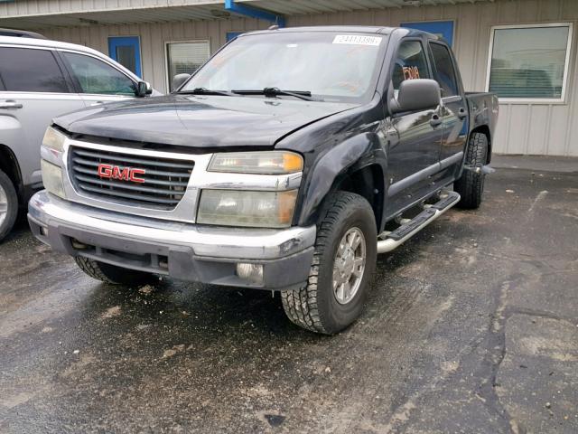 1GTDT13E178223102 - 2007 GMC CANYON BLACK photo 2
