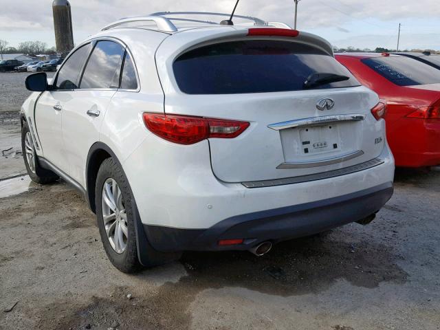 JN8AS1MU3BM710785 - 2011 INFINITI FX35 WHITE photo 3