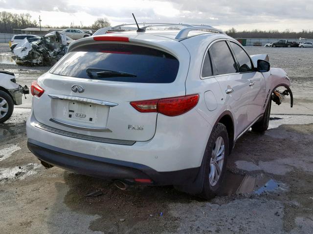 JN8AS1MU3BM710785 - 2011 INFINITI FX35 WHITE photo 4