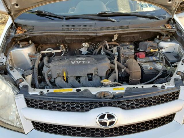 JTKKT624960164397 - 2006 TOYOTA SCION XA SILVER photo 7