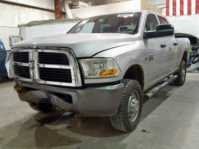 3D7TT2CT8BG584772 - 2011 DODGE RAM 2500 SILVER photo 2