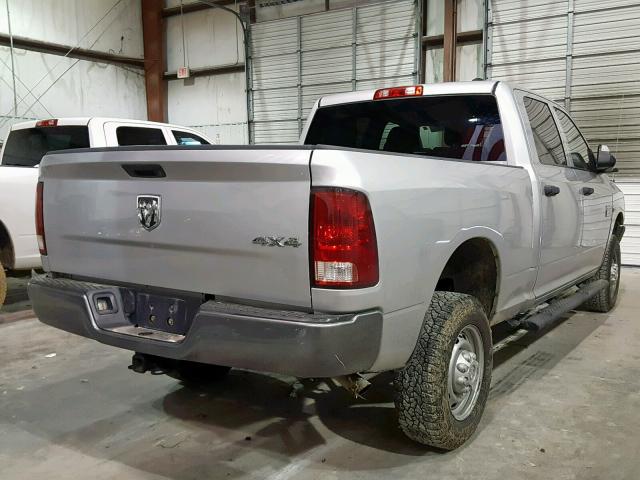 3D7TT2CT8BG584772 - 2011 DODGE RAM 2500 SILVER photo 4