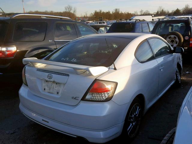 JTKDE167270206582 - 2007 TOYOTA SCION TC თეთრი ფოტო 4