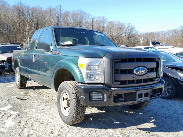 1FT7X2B63BEC78002 - 2011 FORD F250 SUPER GREEN photo 1