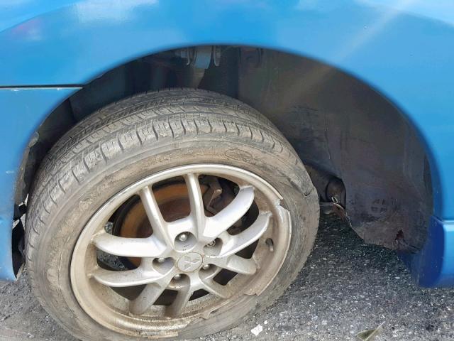 4A3AC54H62E084322 - 2002 MITSUBISHI ECLIPSE GT BLUE photo 9