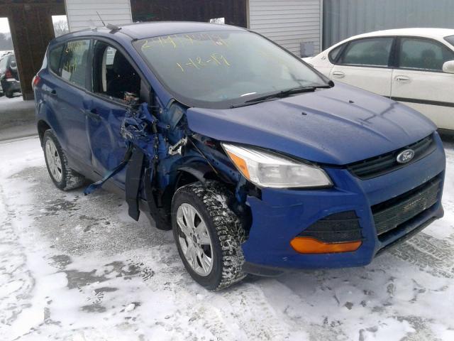 1FMCU0F71DUD14210 - 2013 FORD ESCAPE S BLUE photo 1