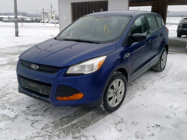 1FMCU0F71DUD14210 - 2013 FORD ESCAPE S BLUE photo 2