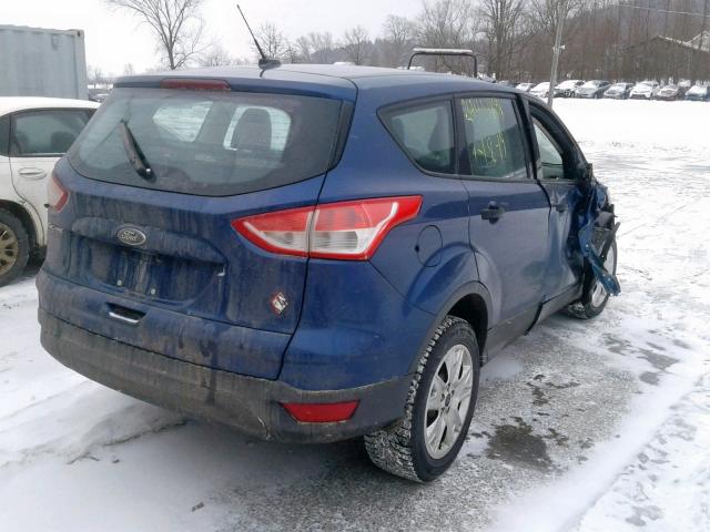 1FMCU0F71DUD14210 - 2013 FORD ESCAPE S BLUE photo 4