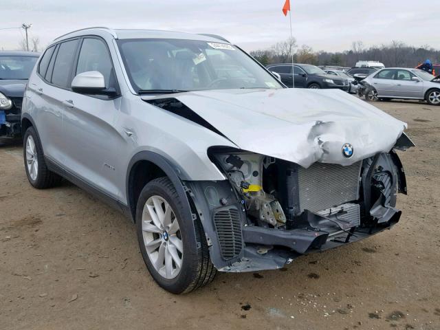 5UXWX9C3XH0T19951 - 2017 BMW X3 XDRIVE2 SILVER photo 1