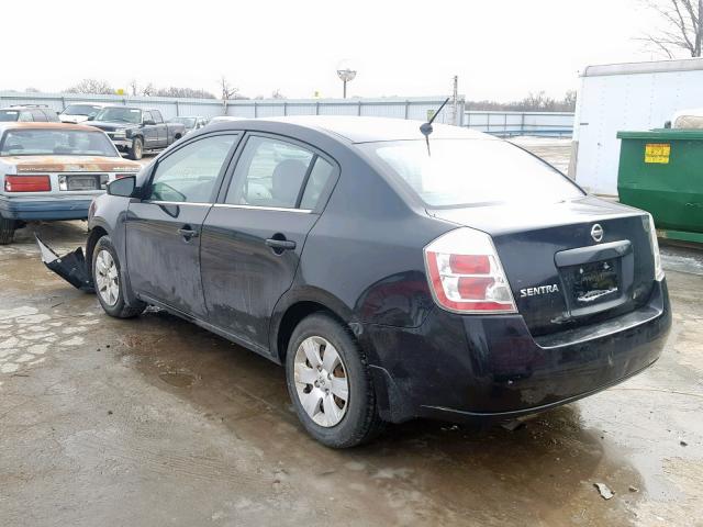 3N1AB61E38L725458 - 2008 NISSAN SENTRA 2.0 BLACK photo 3