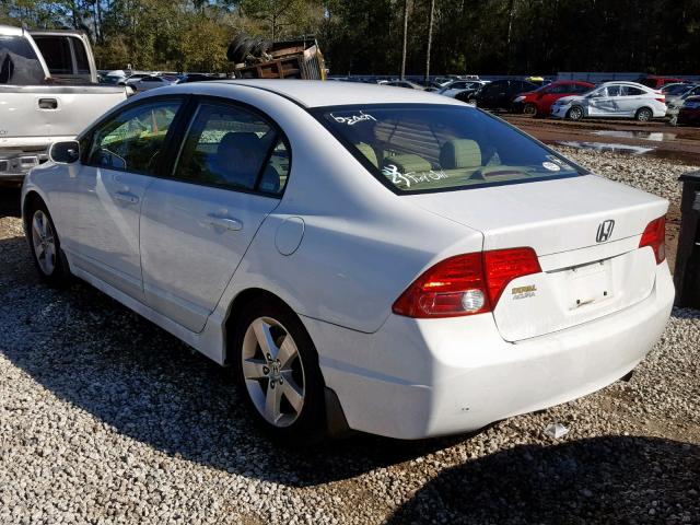 2HGFA16988H520202 - 2008 HONDA CIVIC EXL WHITE photo 3