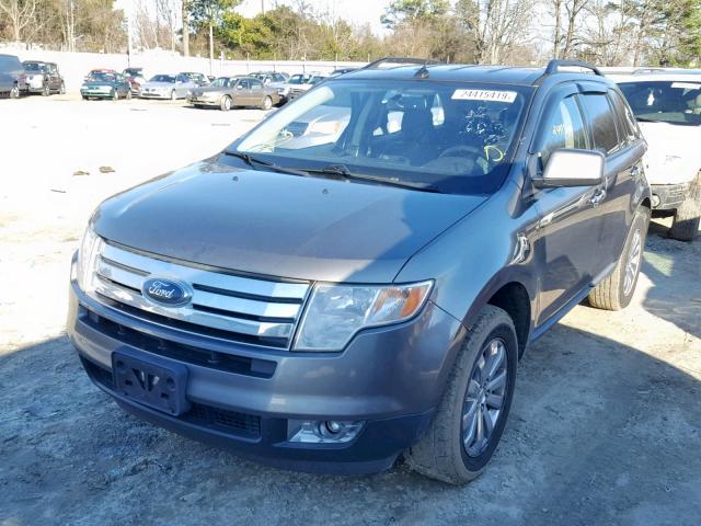 2FMDK3JC6ABB55492 - 2010 FORD EDGE SEL GRAY photo 2