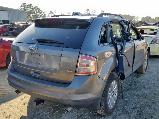 2FMDK3JC6ABB55492 - 2010 FORD EDGE SEL GRAY photo 4