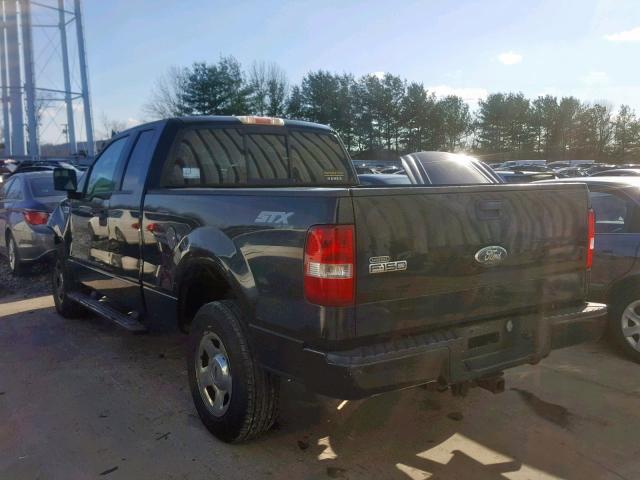 1FTRX14W66FA56361 - 2006 FORD F150 BLACK photo 3