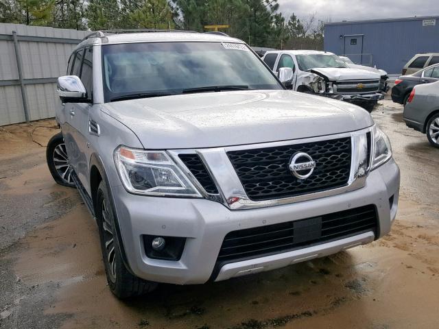 JN8AY2ND6H9010998 - 2017 NISSAN ARMADA SV SILVER photo 1