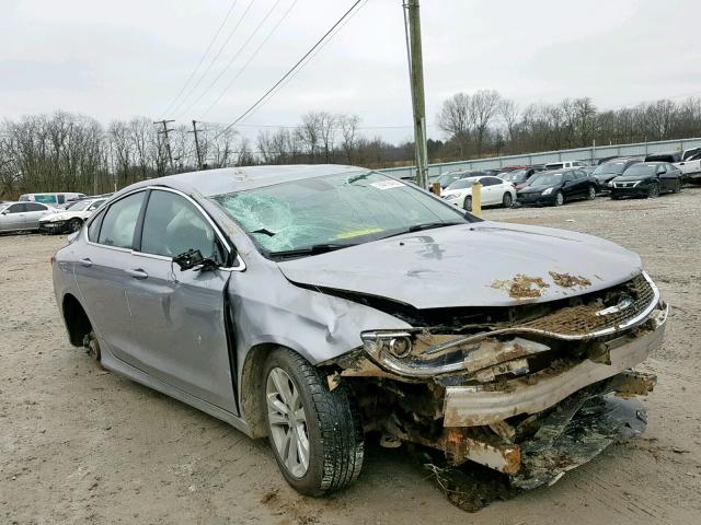 1C3CCCAB3FN607564 - 2015 CHRYSLER 200 LIMITE GRAY photo 1