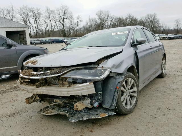 1C3CCCAB3FN607564 - 2015 CHRYSLER 200 LIMITE GRAY photo 2